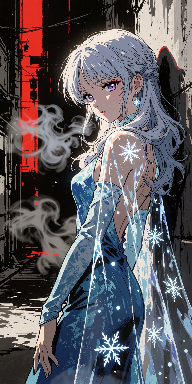 90s OVA anime aesthetic,  ,  deep contrast by osess on Tensor.Art