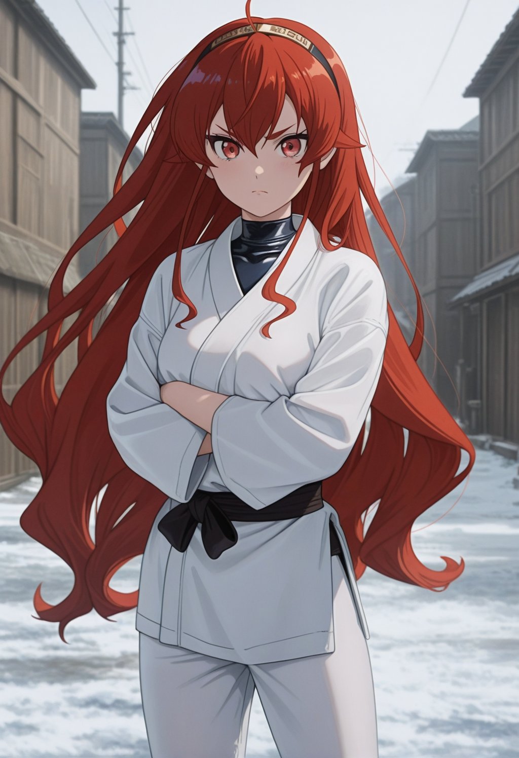 erismt,  red eyes,  red hair by cs12345 on Tensor.Art