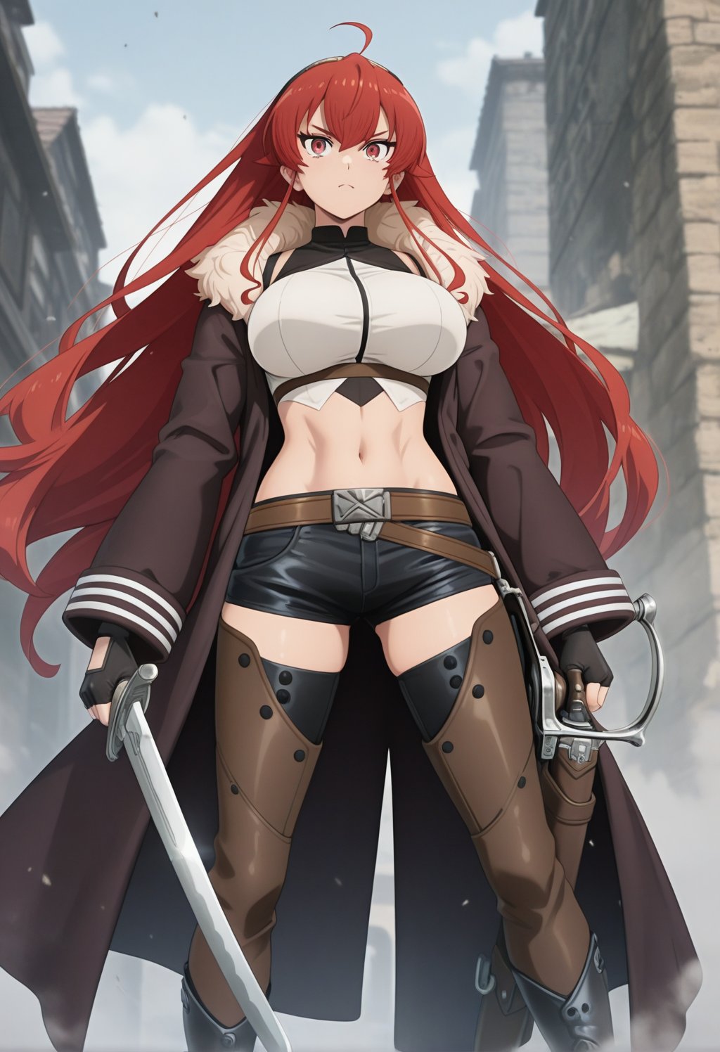 erismt,  red eyes,  red hair by cs12345 on Tensor.Art