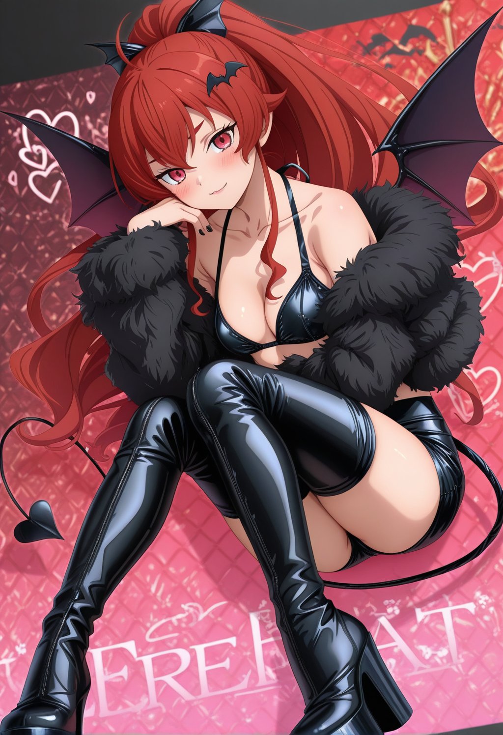 erismt,  red eyes,  red hair by cs12345 on Tensor.Art