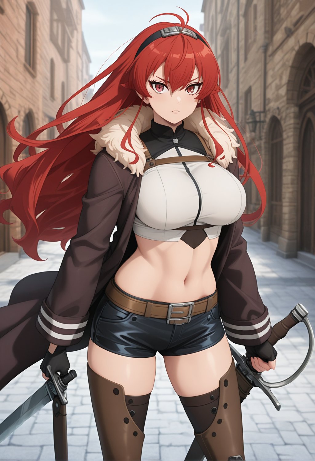 erismt,  red eyes,  red hair by cs12345 on Tensor.Art