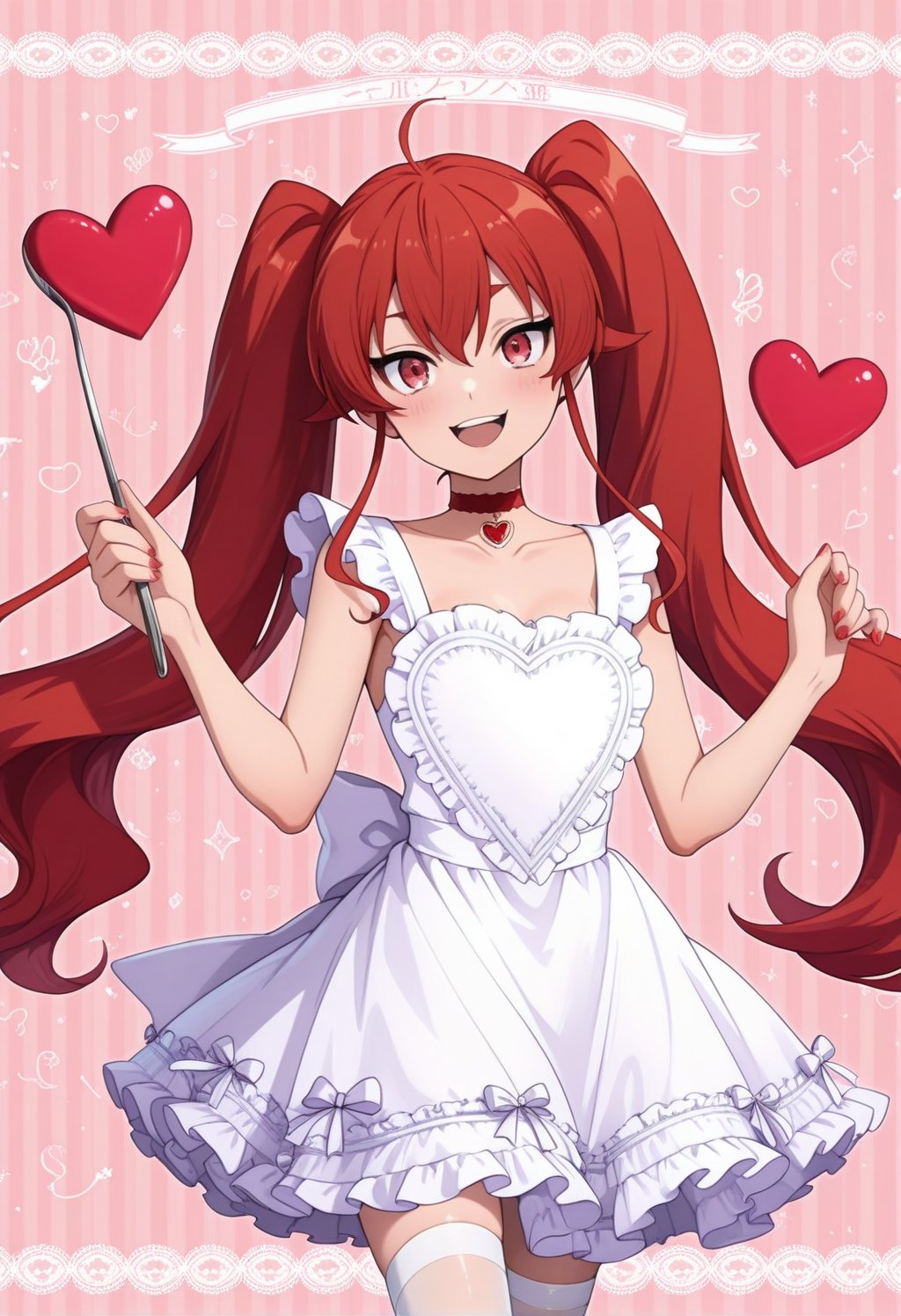 erismt,  red eyes,  red hair by cs12345 on Tensor.Art