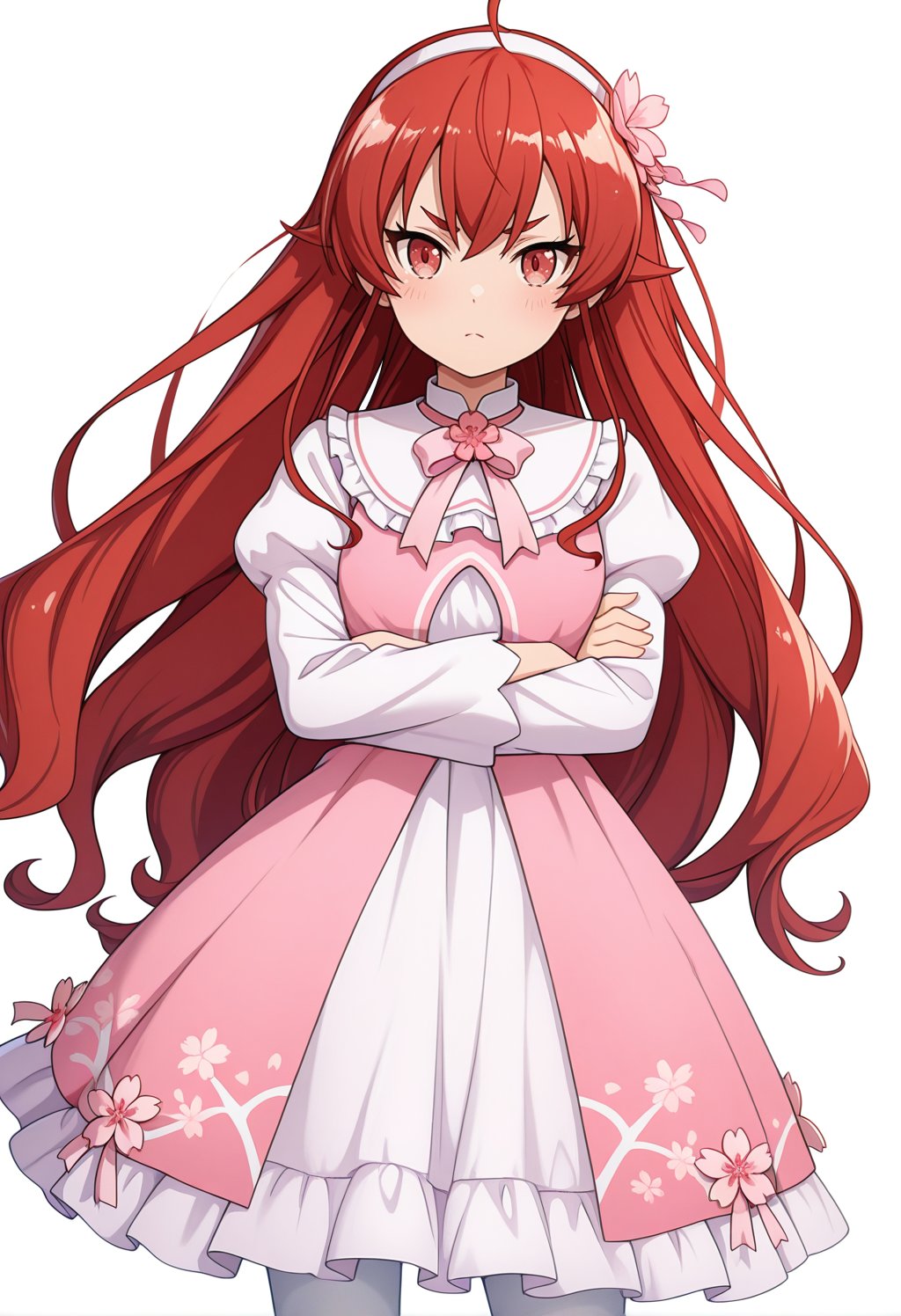erismt,  red eyes,  red hair by cs12345 on Tensor.Art