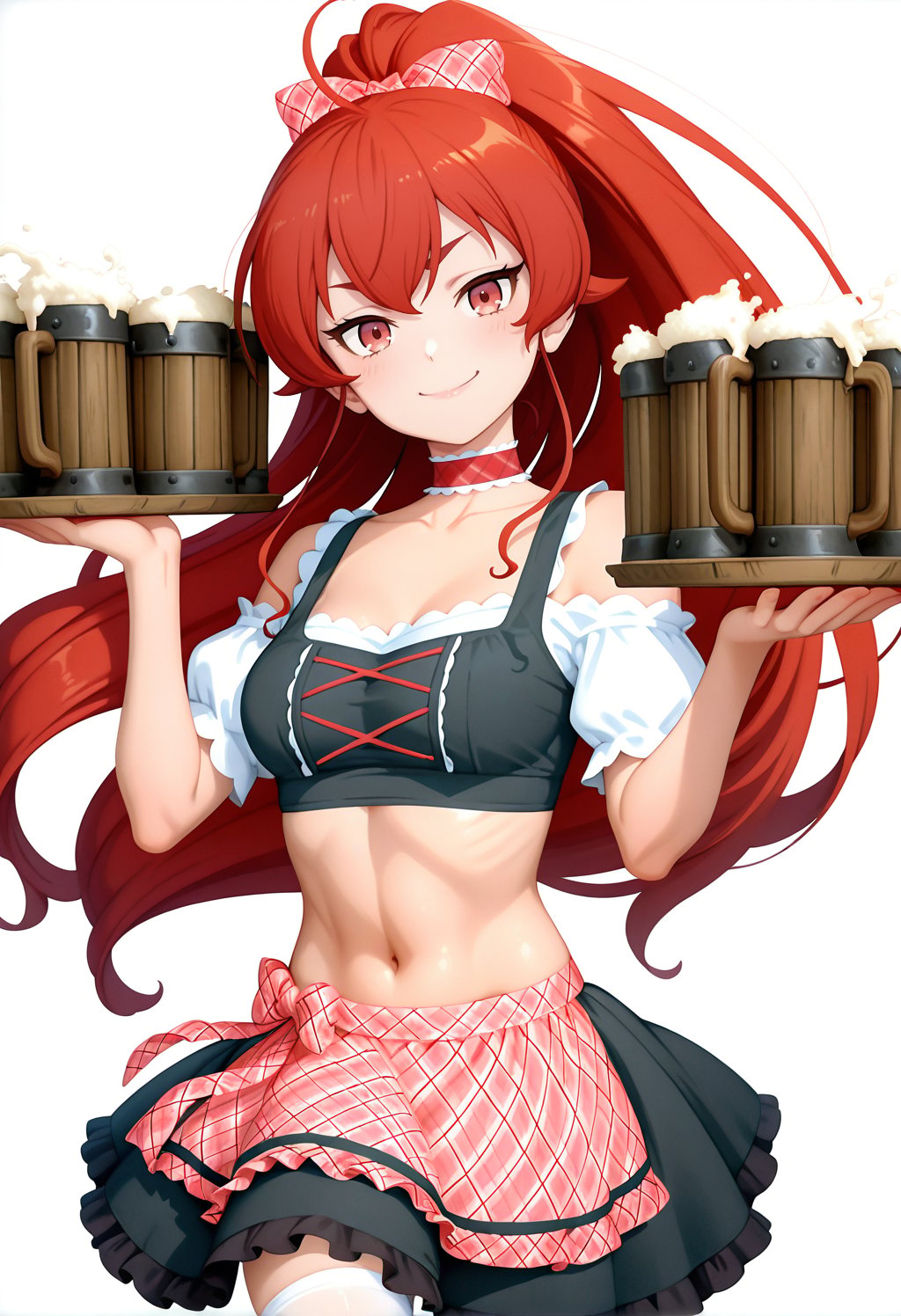 erismt,  red eyes,  red hair by cs12345 on Tensor.Art