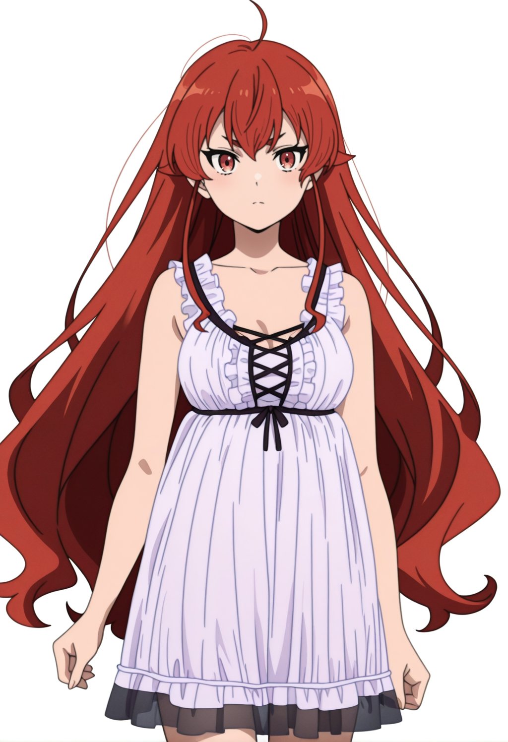 erismt,  red eyes,  red hair by cs12345 on Tensor.Art