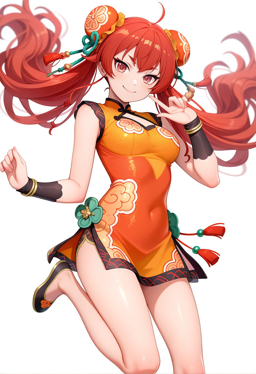 erismt,  red eyes,  red hair by cs12345 on Tensor.Art