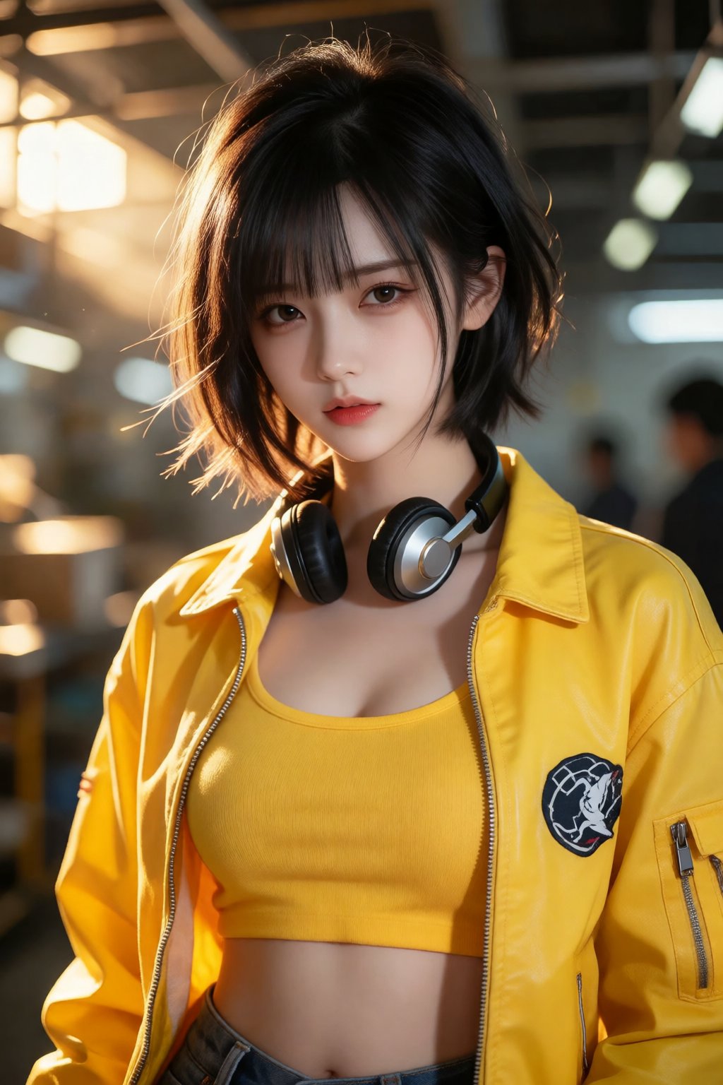 一位东方美女,  short hair,  black hair by 剑舞轻风 on Tensor.Art