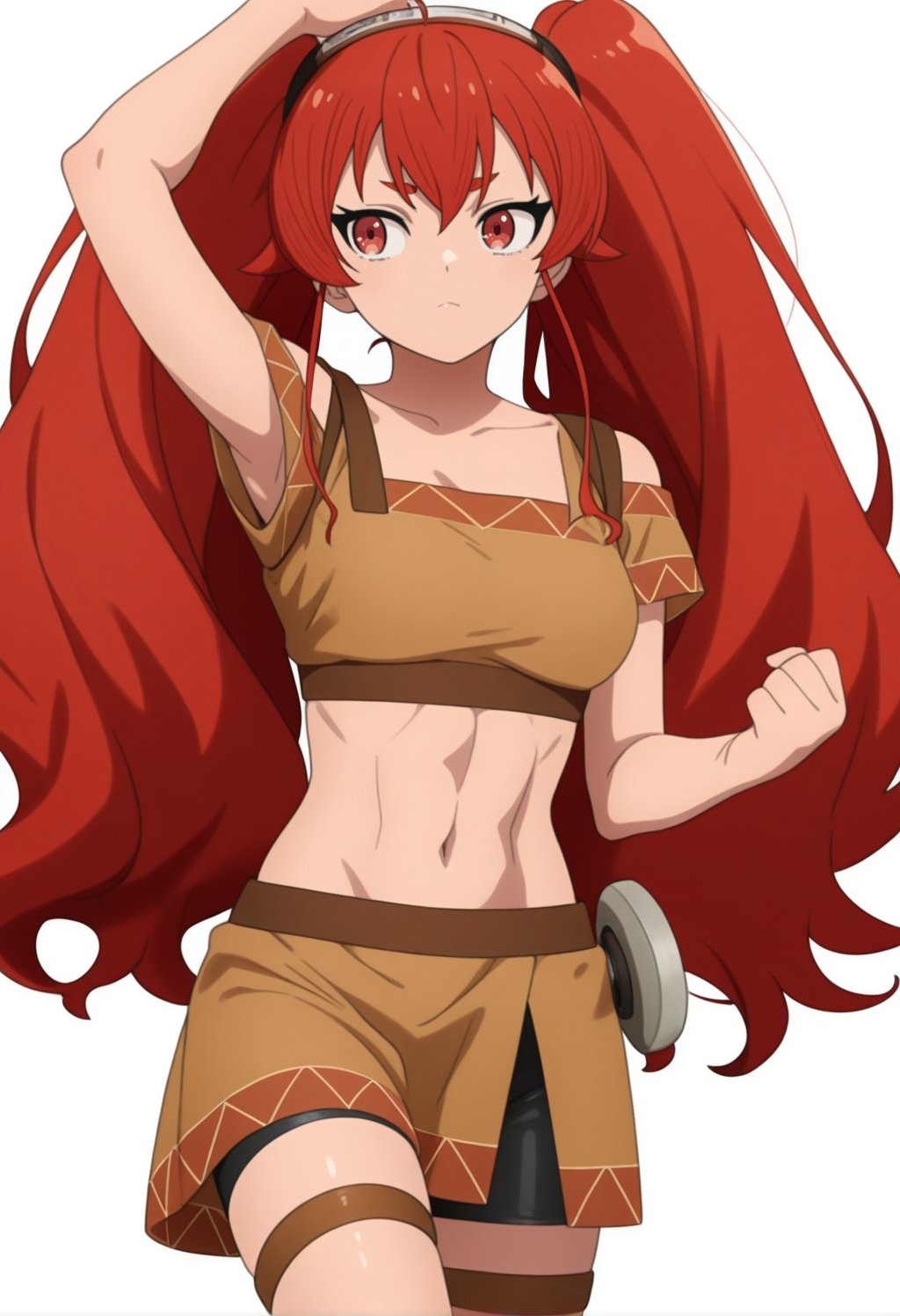 erismt,  red eyes,  red hair by cs12345 on Tensor.Art