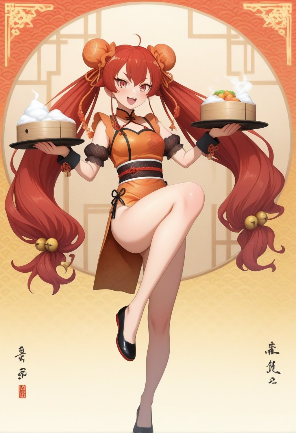 erismt,  red eyes,  red hair by cs12345 on Tensor.Art