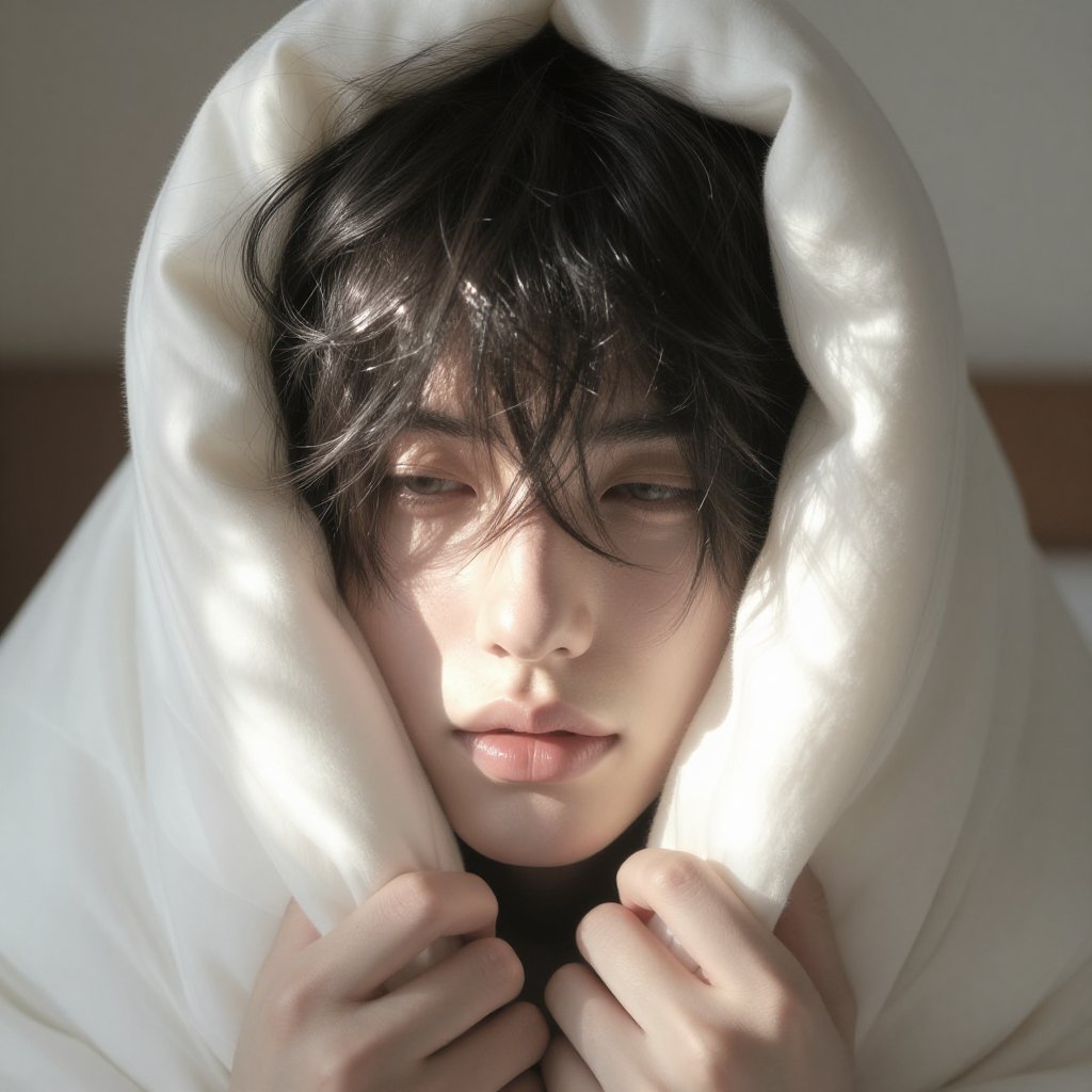 ultra realistic portrait of 1 man,  soft delicate facial features,  pale smooth skin by Mokudarealcreator  on Tensor.Art