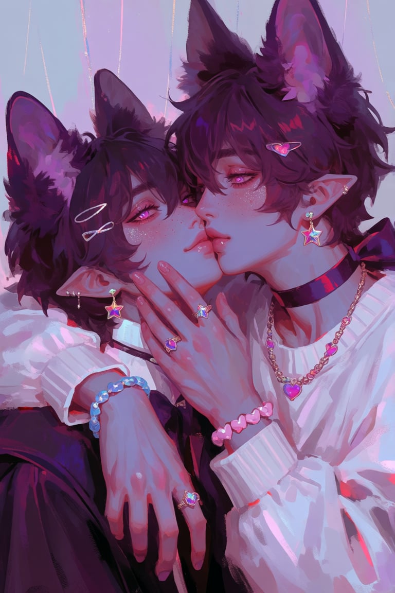 2boys,  adult,  male focus by PinkCotton 🎐 on Tensor.Art