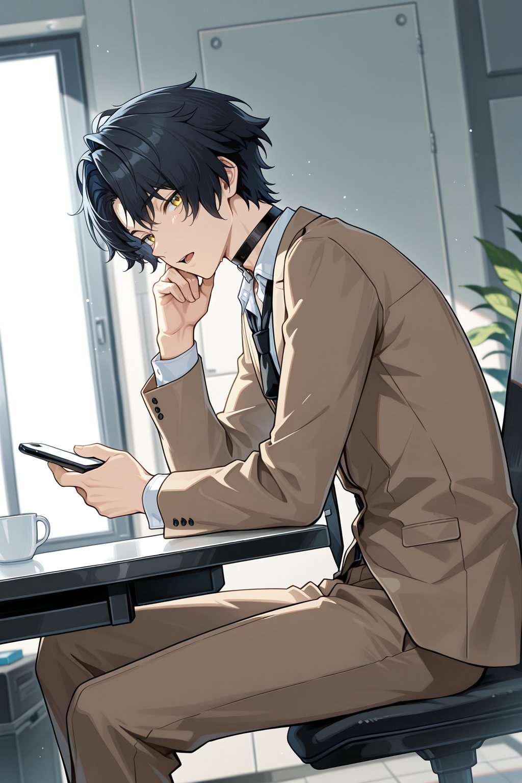male focus,  1boy,  asaba harumasa by Lineko on Tensor.Art