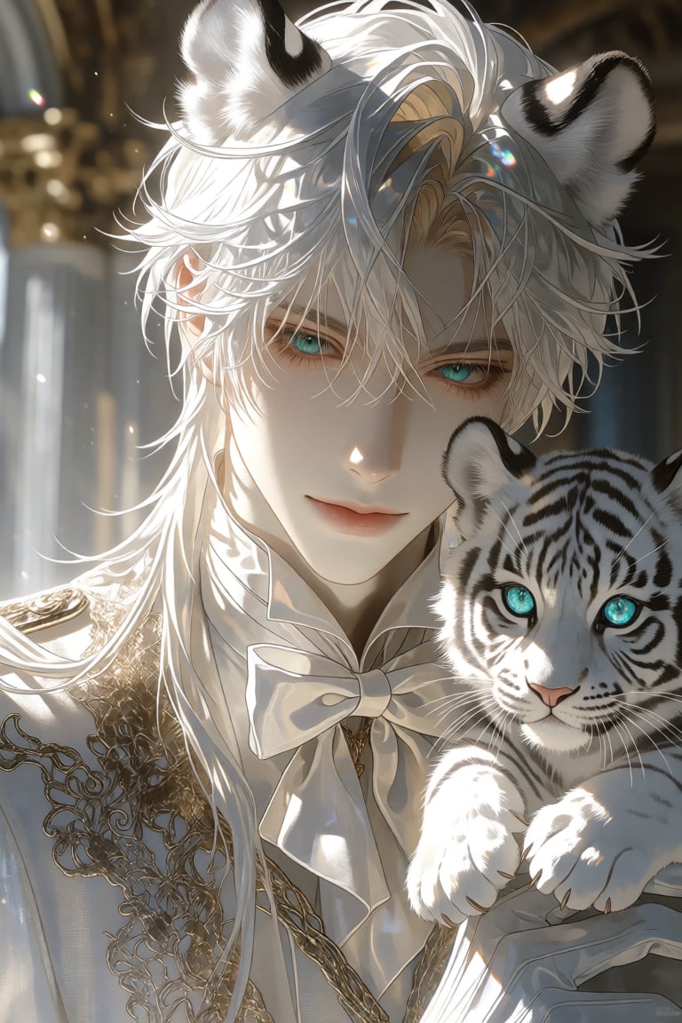 ((Anime style)),  ((upper body)),  ((cool man)) by 小纸条 on Tensor.Art