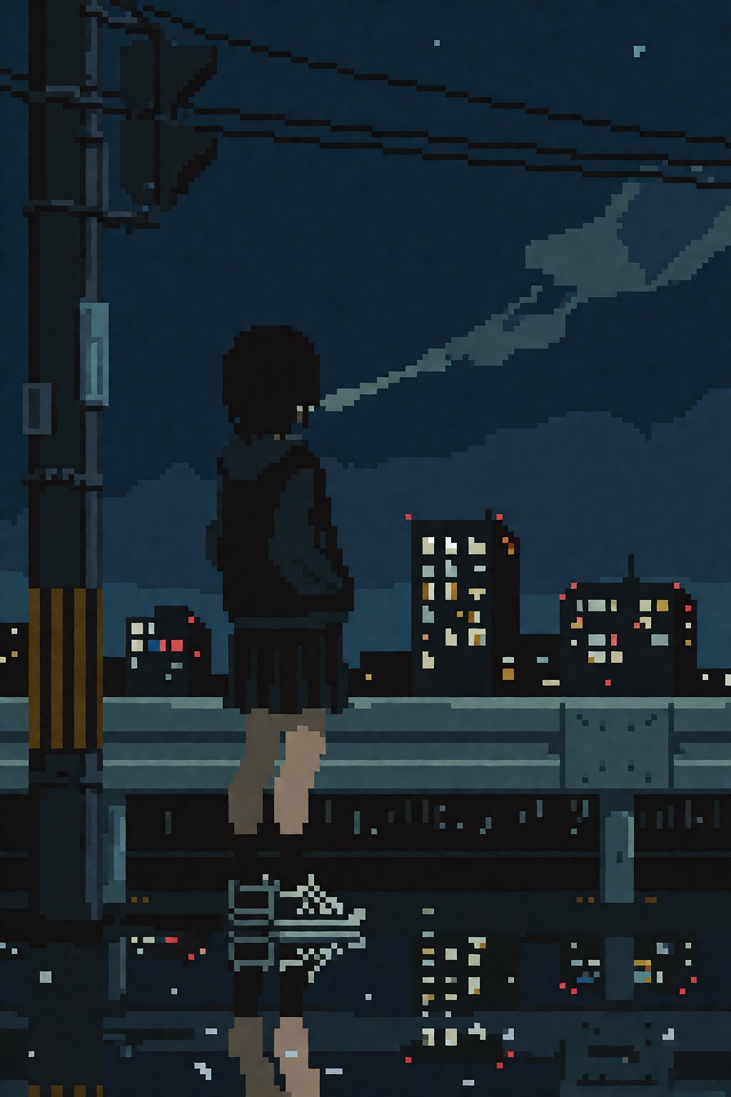 @motocross saito,  1girl,  black hair by 幽鬼処刑人２年目 on Tensor.Art