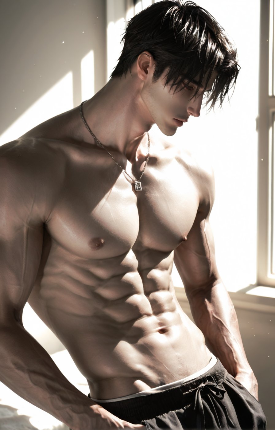 1boy,  solo,  handsome by PJS on Tensor.Art
