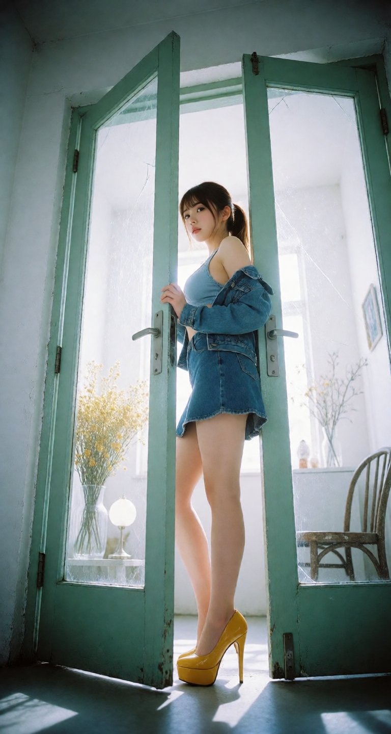 Extreme low-angle view,  extreme worm's eye view,  ultra-wide angle by Hina Chen on Tensor.Art