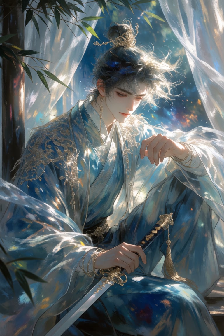 Naturallight,  展现出颜料的涂抹质感,  梦幻感 by 小纸条 on Tensor.Art