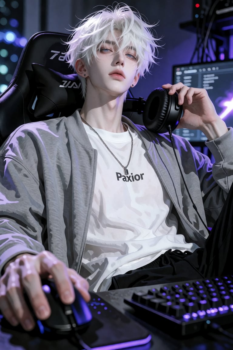 1 male,  solo,  Bishounen eyes by 小纸条 on Tensor.Art