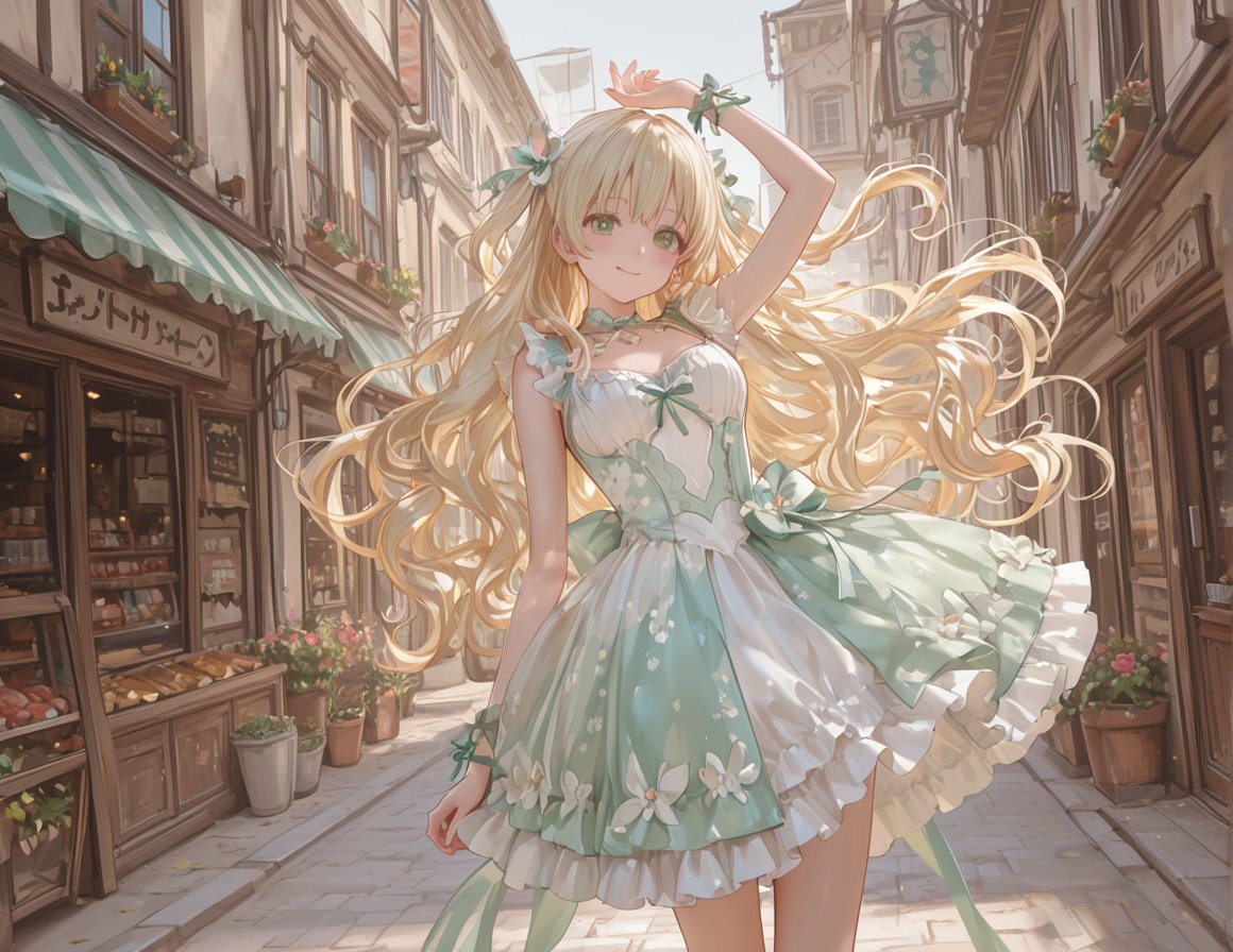 1girl,  solo,  blonde hair by user_858742504529350538 on Tensor.Art