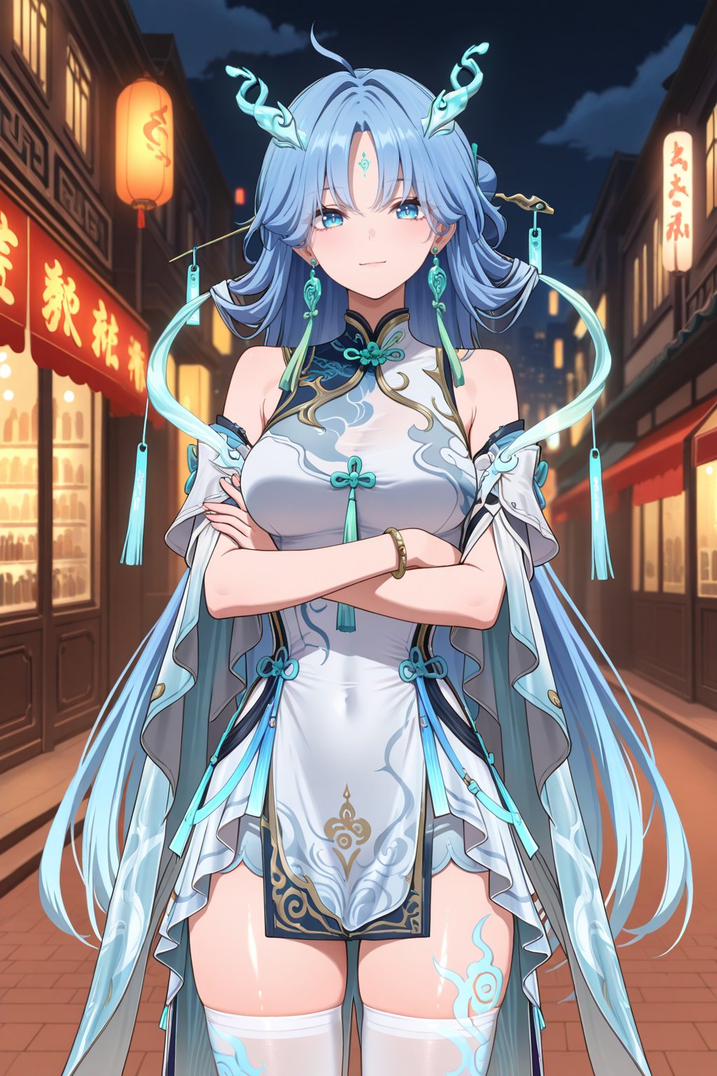 QINGXIAO,  blue eyes,  bangs by user_864208480699948080 on Tensor.Art