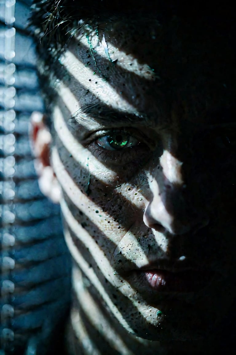 A high-tension cinematic film still of [trigger word] in a neo-noir psychological thriller movie. Shot on Sony Venice 2 ca...