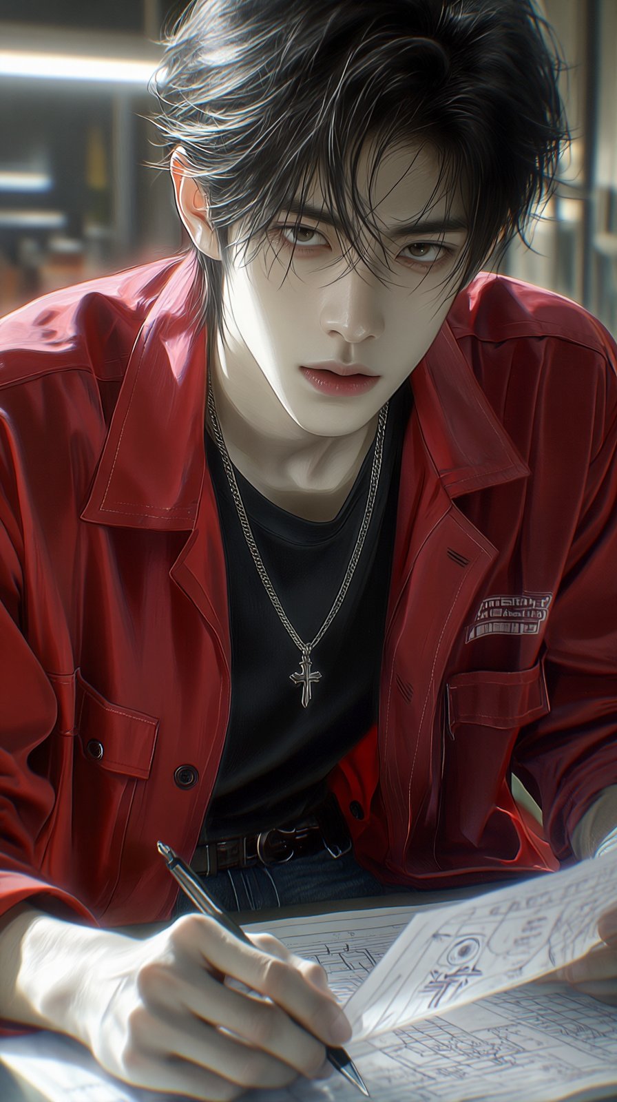 (Highly refined art style) 1male,  solo,  cinematic composition by Aily on Tensor.Art