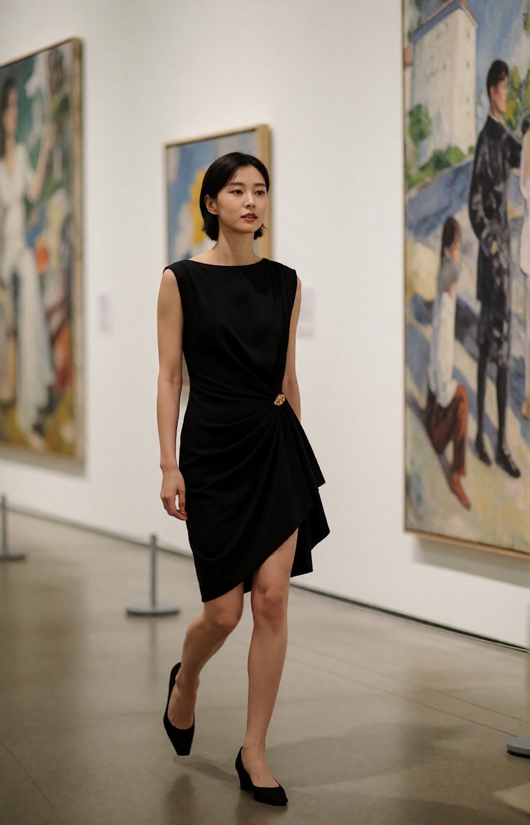luxury fashion editorial,  young Korean woman,  full bust by EclipseKww on Tensor.Art