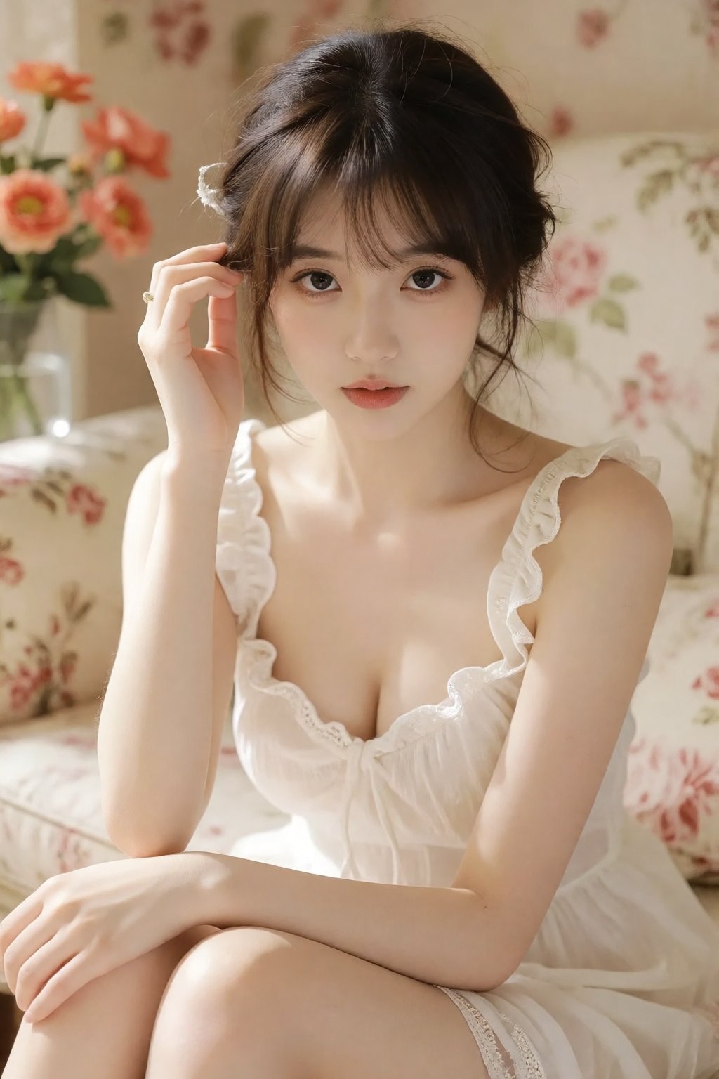 照片中是一位东亚女性,  皮肤白皙,  头发深棕色 by 让AI更感性 on Tensor.Art