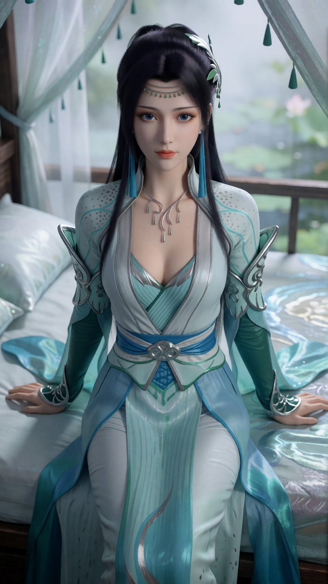 单人年轻清冷仙侠少女,  夸张黄金头身比,  逆天大长腿 by Tim_Yi on Tensor.Art