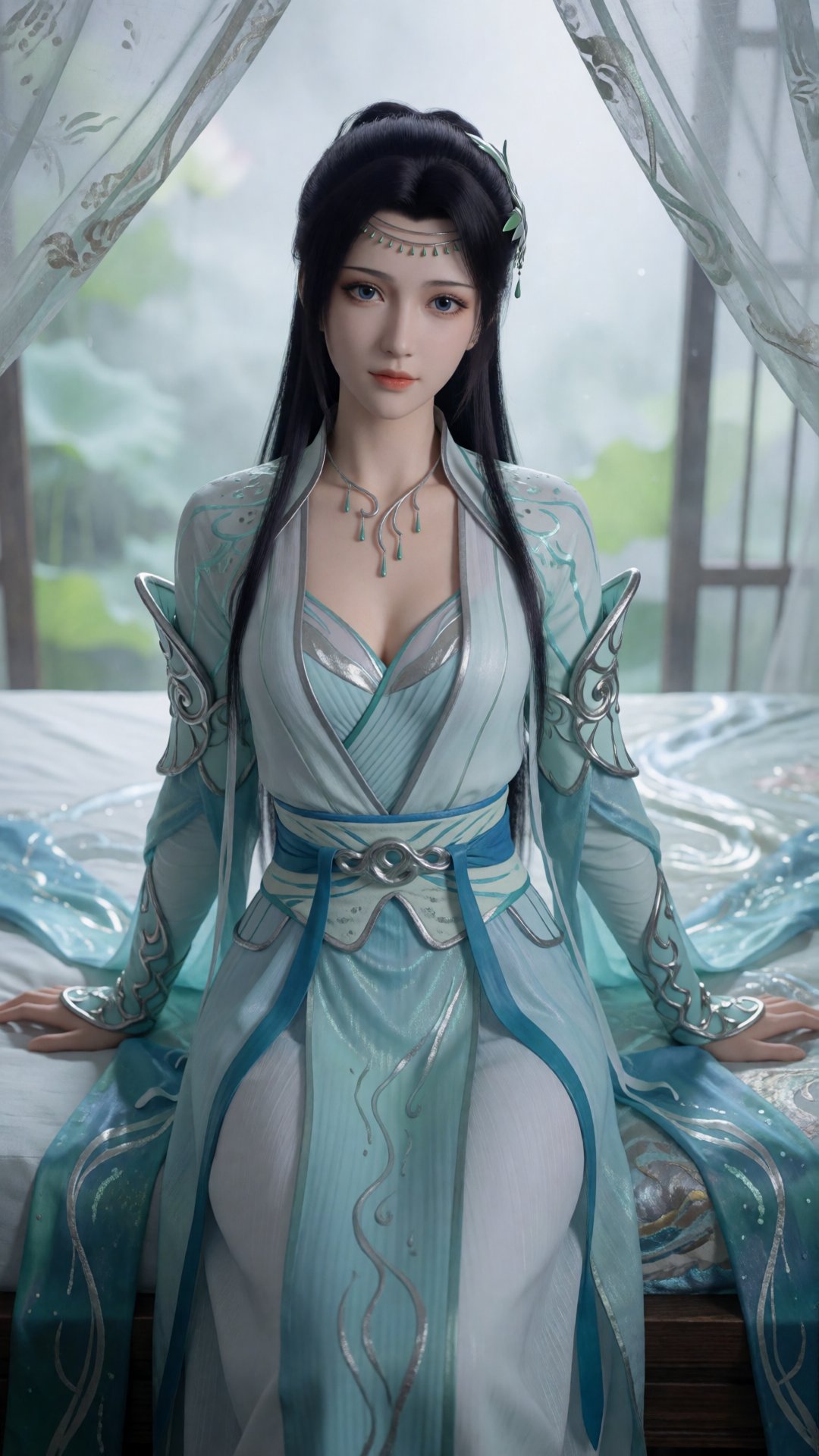 单人年轻清冷仙侠少女,  夸张黄金头身比,  逆天大长腿 by Tim_Yi on Tensor.Art