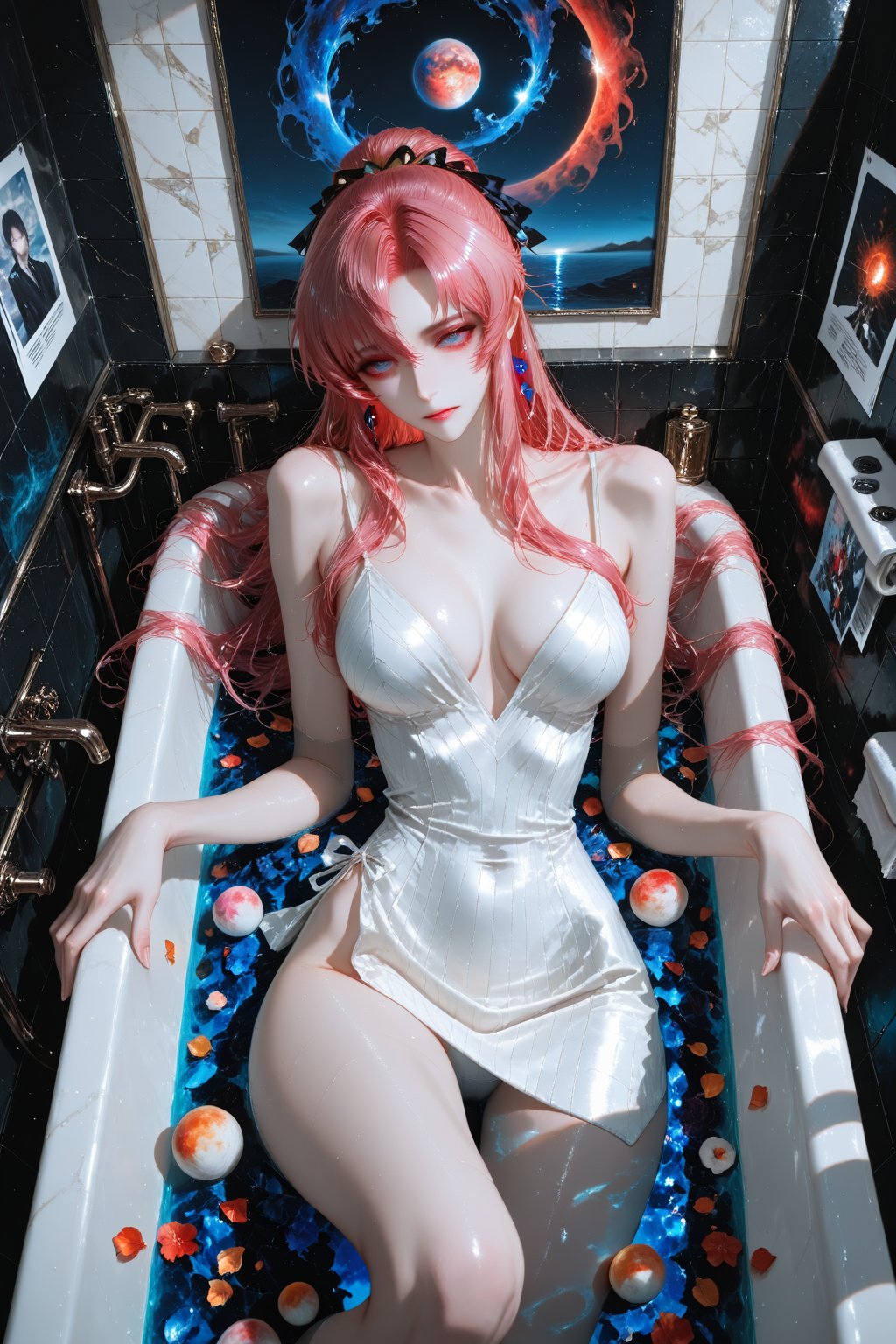 1girl,  lacus_clyne,  dynamic pose by YUEYUEAI月月AI on Tensor.Art
