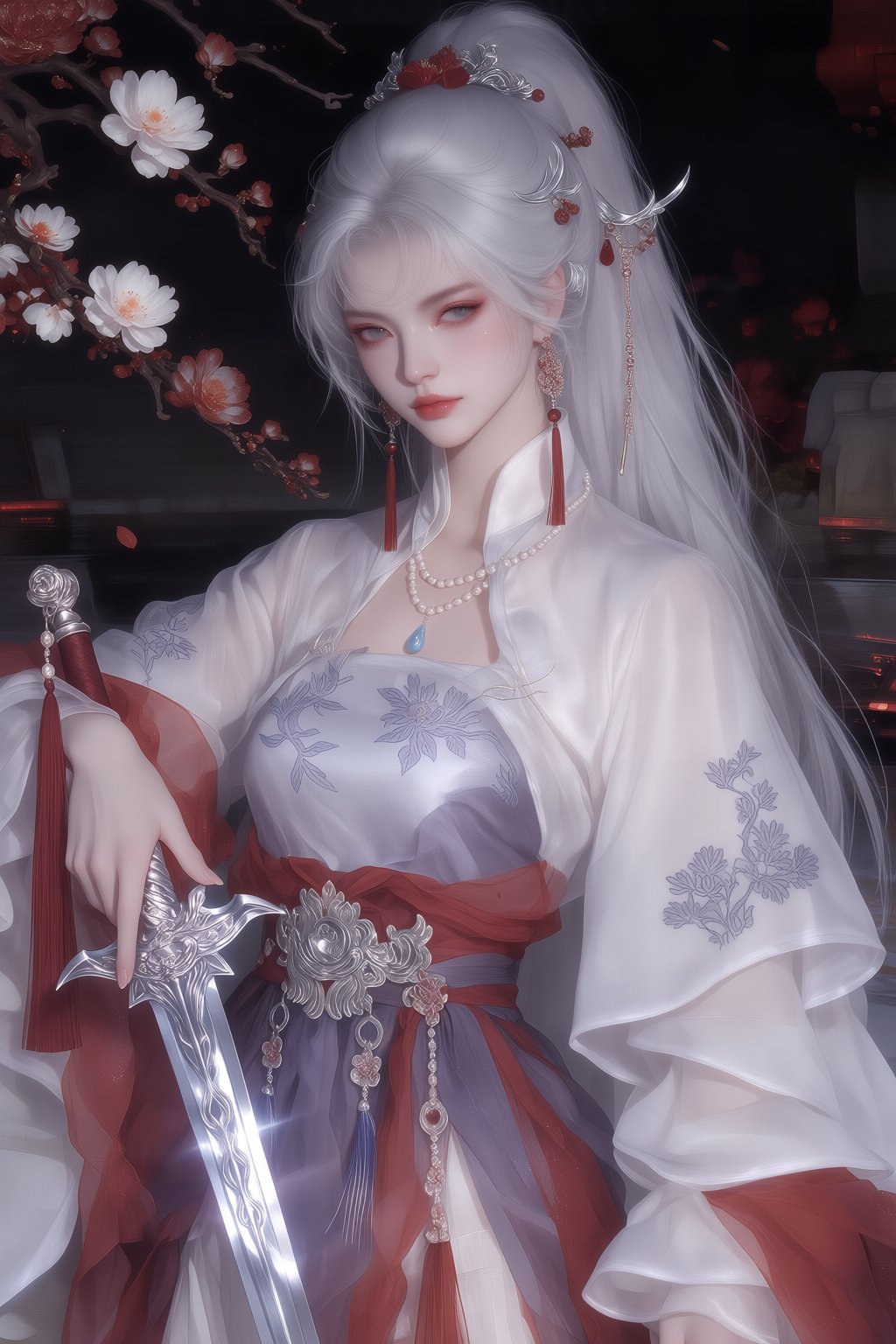 1girl,  hair ornament,  jewelry by YUEYUEAI月月AI on Tensor.Art