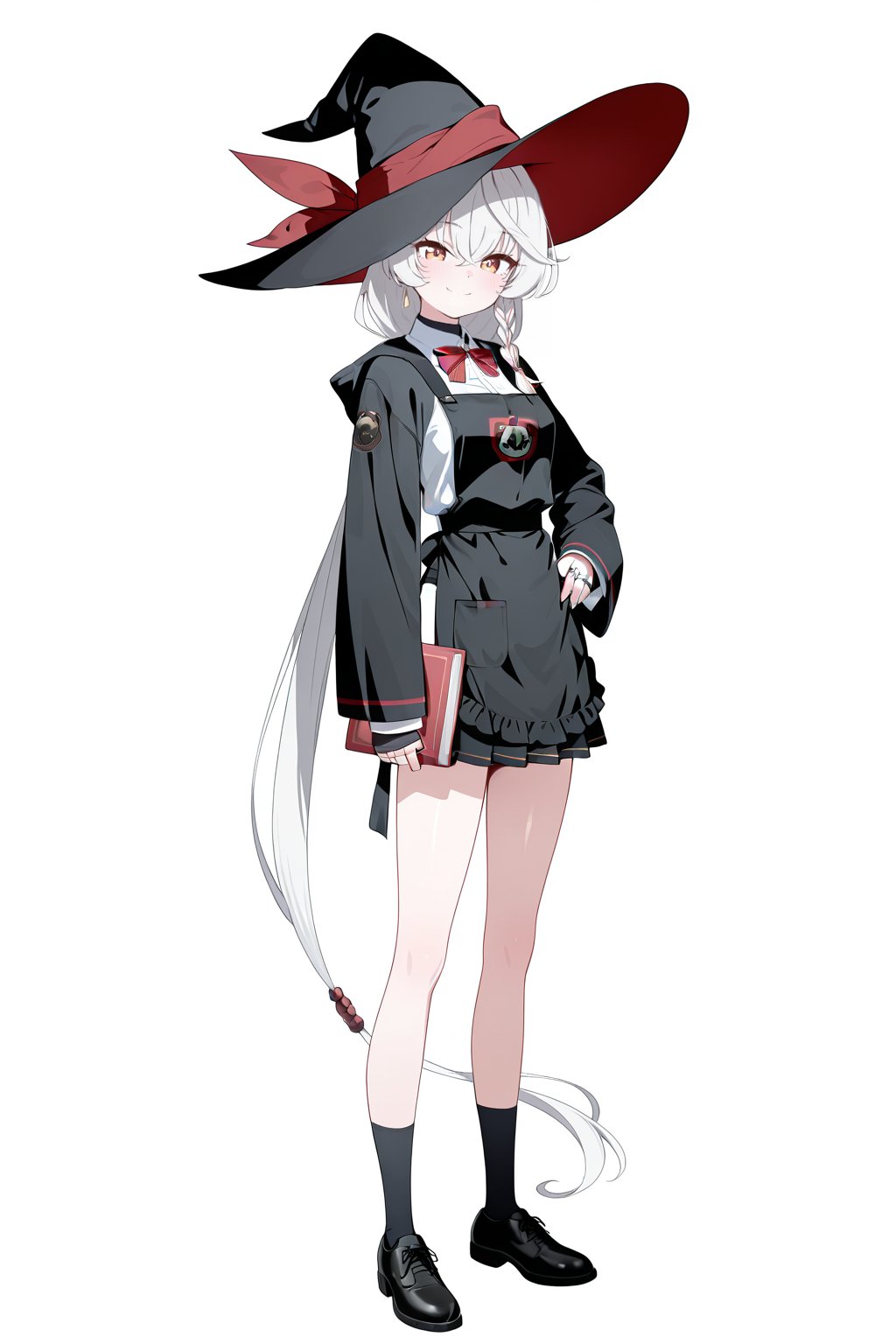 eri \(blue archive\) black witch hat,  black jacket,  black footwear by user_864208480699948080 on Tensor.Art
