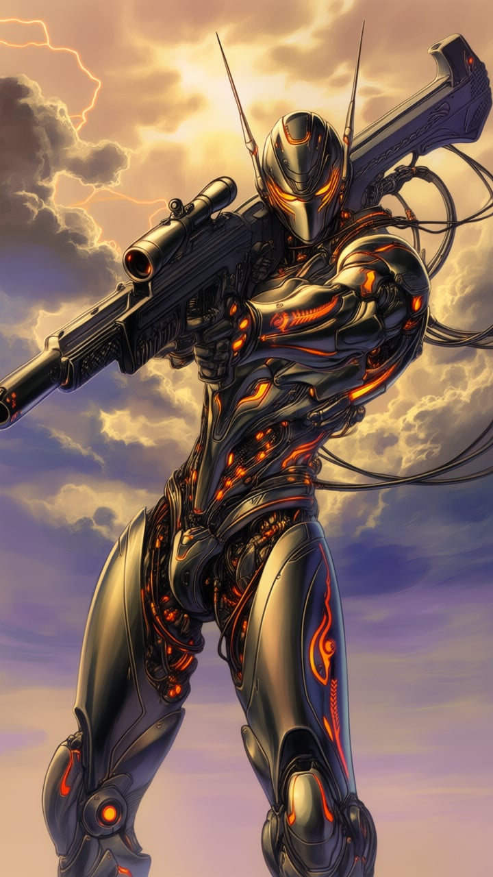 - a vibrant,  stylized scene. "(solo,  1boy by Drauka on Tensor.Art