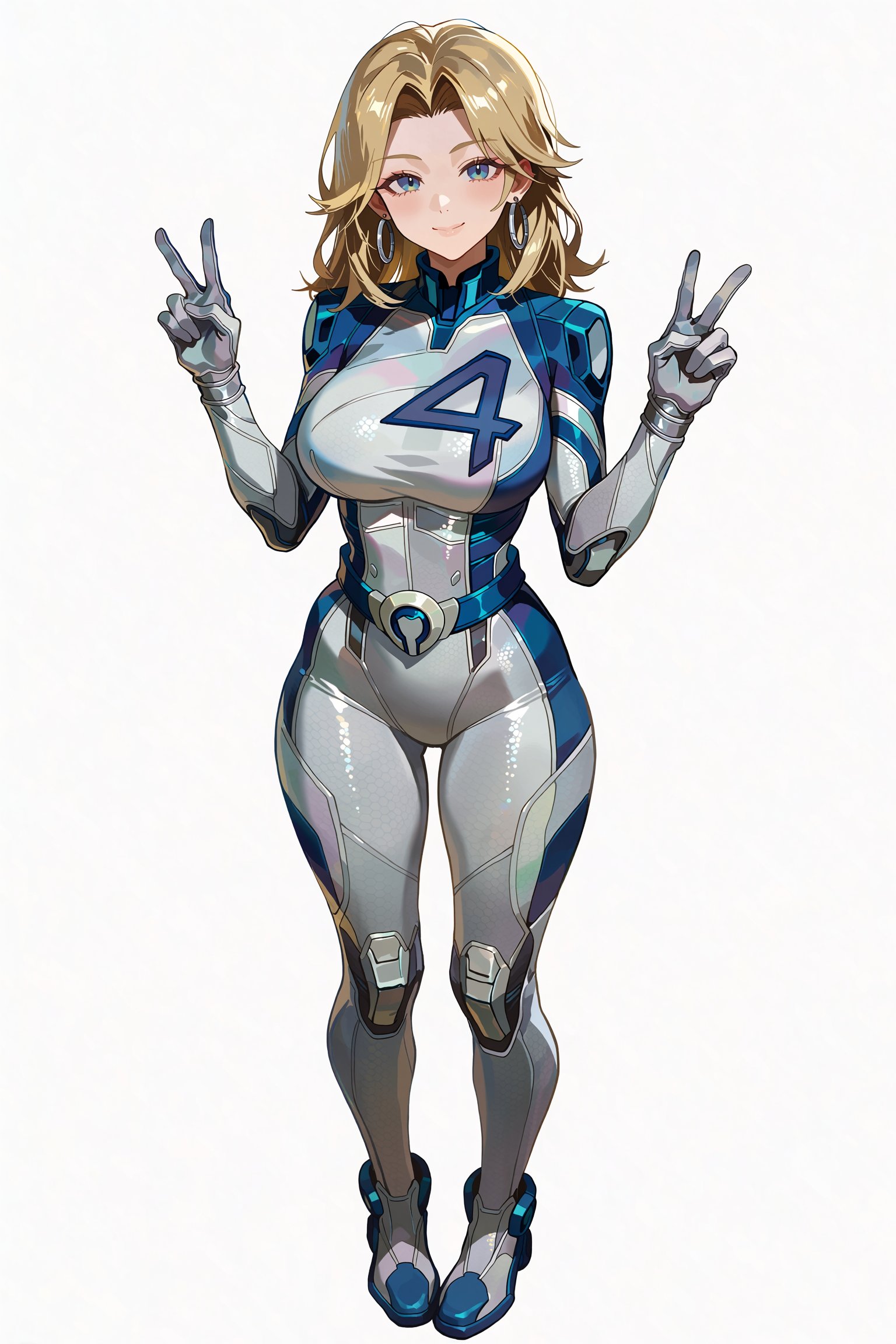 Vv.LXVIII - MR-Sue_Storm,  !3astyleID,  MR-Sue_Storm has blonde shoulder length hair and blue eyes by ValienteVanguard68 o...