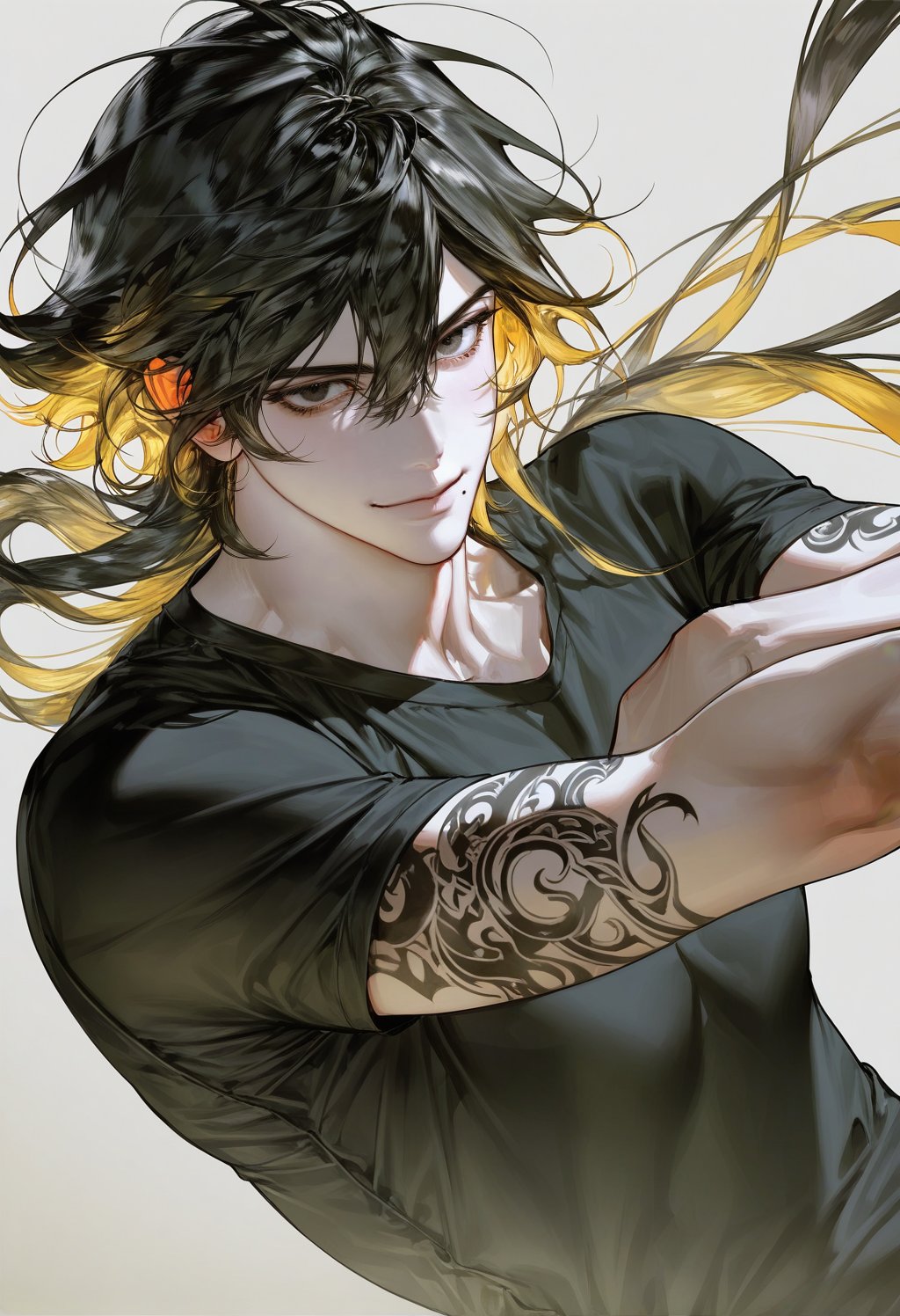 solo,  long hair,  looking at viewer by ❤︎ ·̩͙  郑艺云 on Tensor.Art