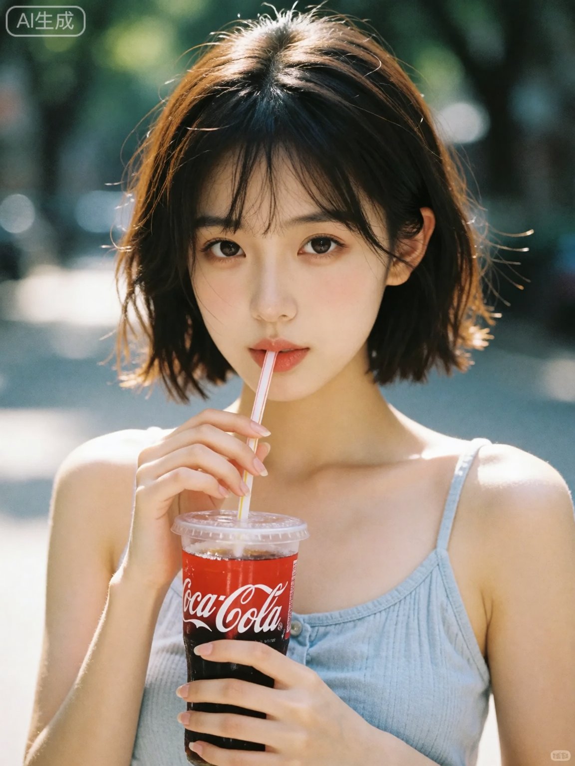 胶片滤镜,  专注于美女的颜值,  夏日氛围感 by Sayid on Tensor.Art