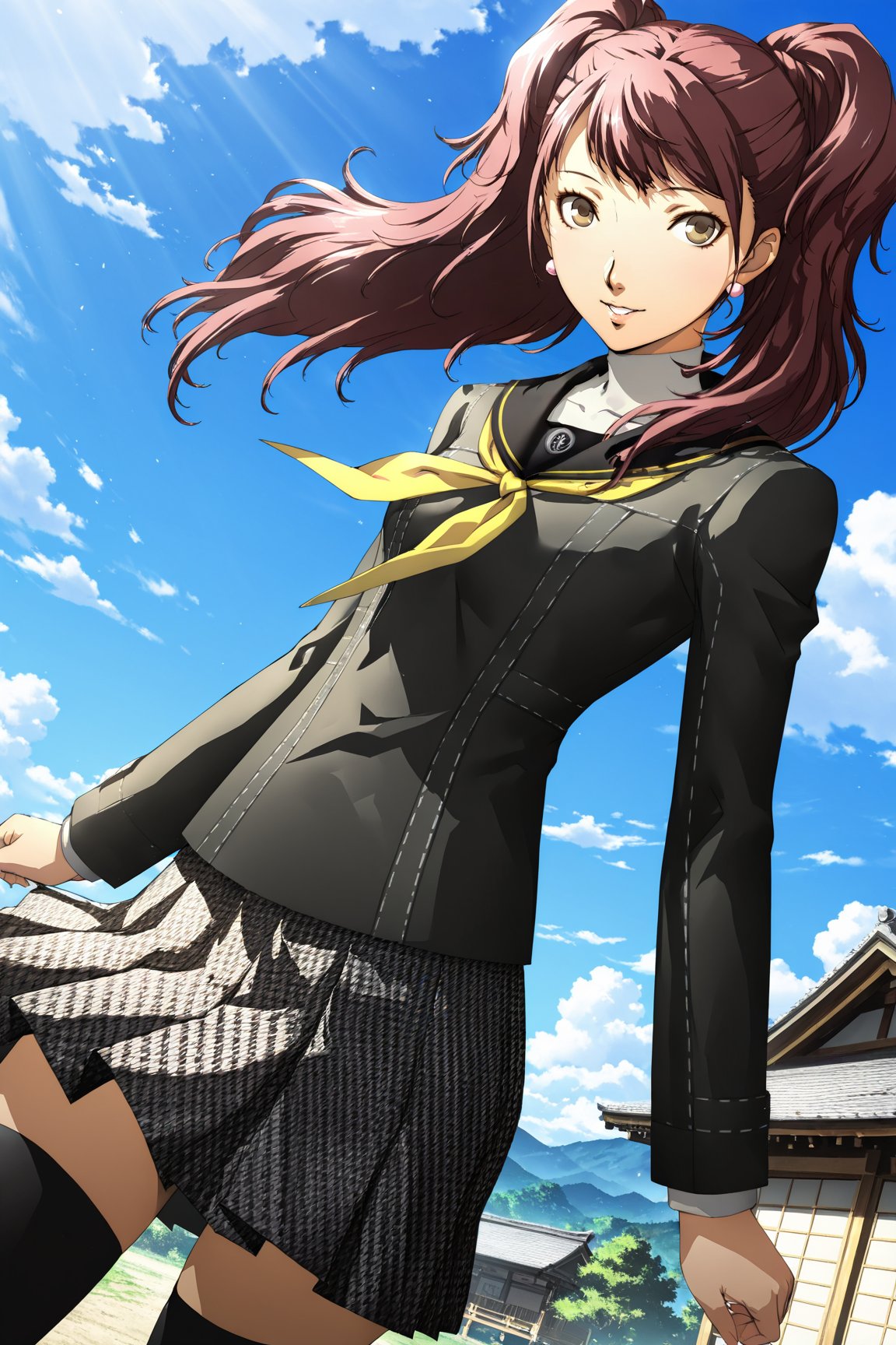 1girl,  kujikawa rise,  brown hair by Dowizar on Tensor.Art