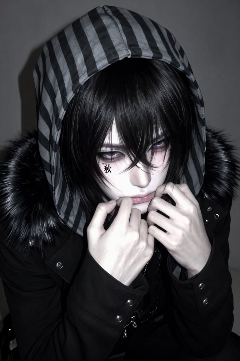 ((1 person)),  ((sharp-featured intimidating Japanese man)),  angular slim face with a defined jawline by 𝐖𝐢𝐧𝐧𝐲⃠ on T...