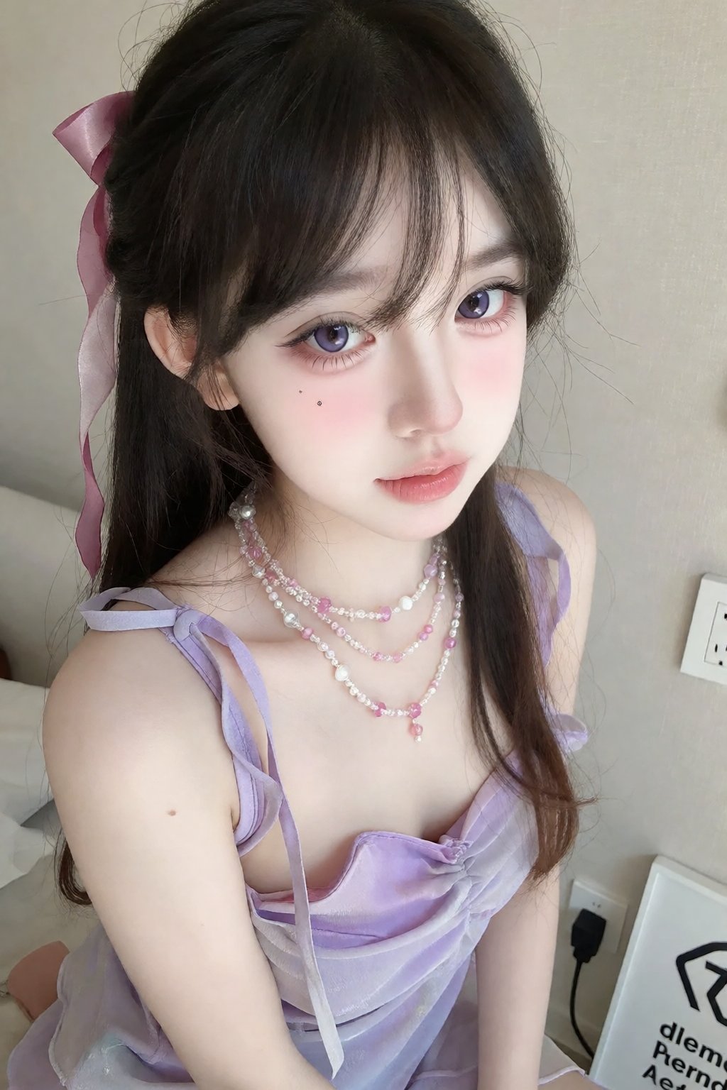 照片中是一位亚洲女性,  皮肤白皙,  长发为深棕色 by 让AI更感性 on Tensor.Art