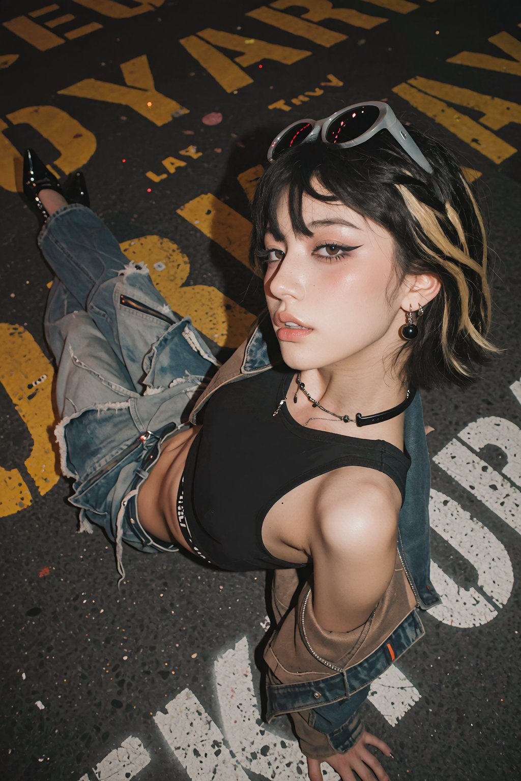 一名年轻的亚洲女性,  她有着健康的肤色,  精致的五官 by RAY3780 on Tensor.Art