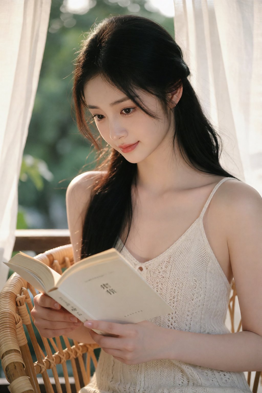 照片中是一位年轻的亚洲女性,  日系清纯少女,  半身近照 by 让AI更感性 on Tensor.Art