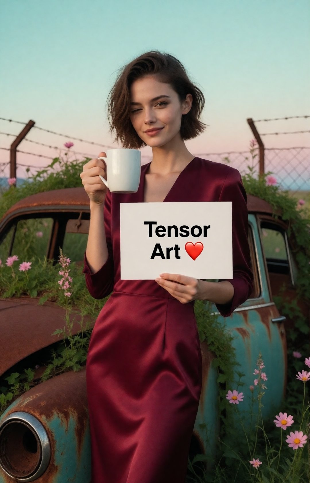 chic 20yo woman,  standing in foreground,  clearly separated from background by EclipseKww on Tensor.Art