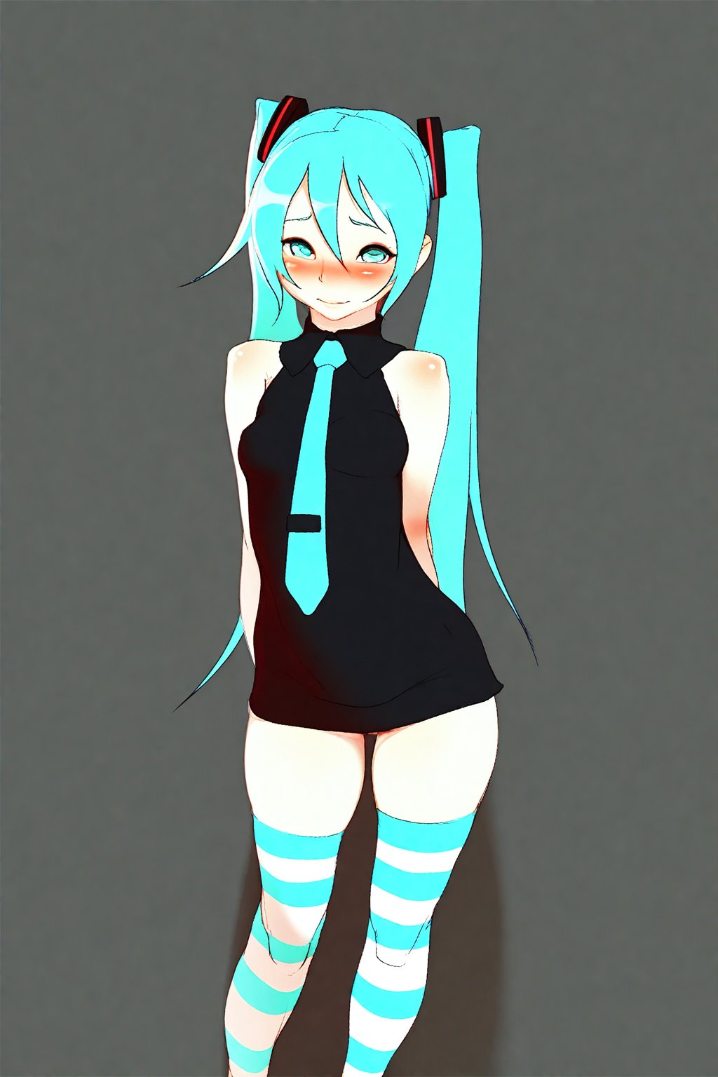 (doxyart),  1girl,  hatsune miku by MasteRaccoonMan on Tensor.Art