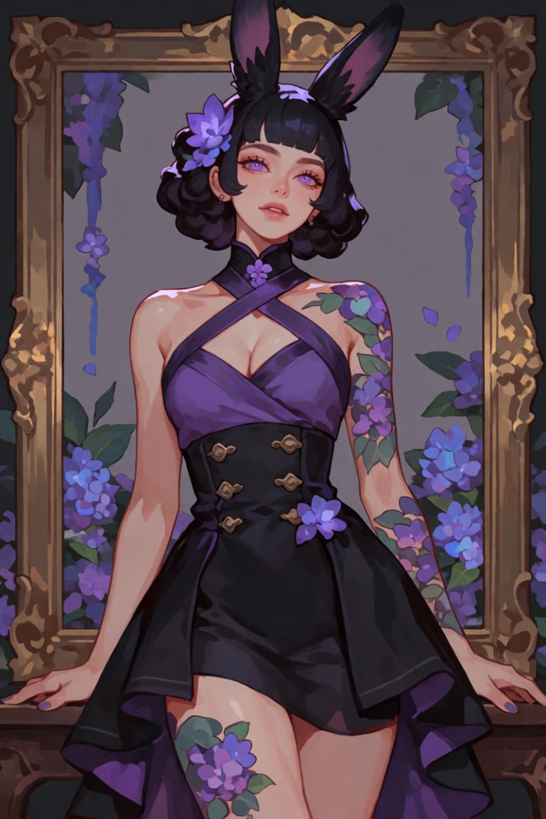 woman,  solo,  black hair by PinkCotton 🎐 on Tensor.Art