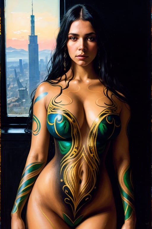 portrait half body female Russian concubine with slim curvy by gaston bussiere,  greg rutkowski,  yoji shinkawa on Tensor.Art