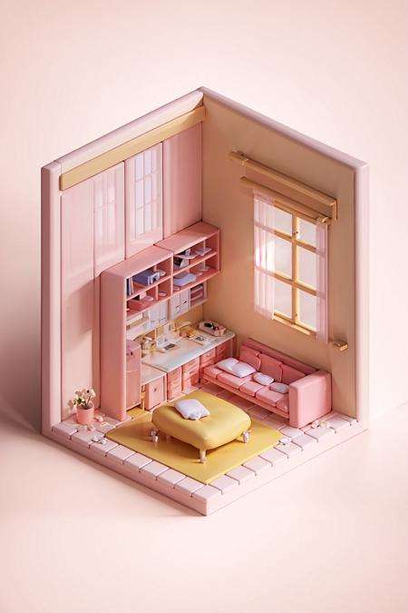 masterpiece, best quality, no humans,<lora:WeiS:1>room,bed,window, 