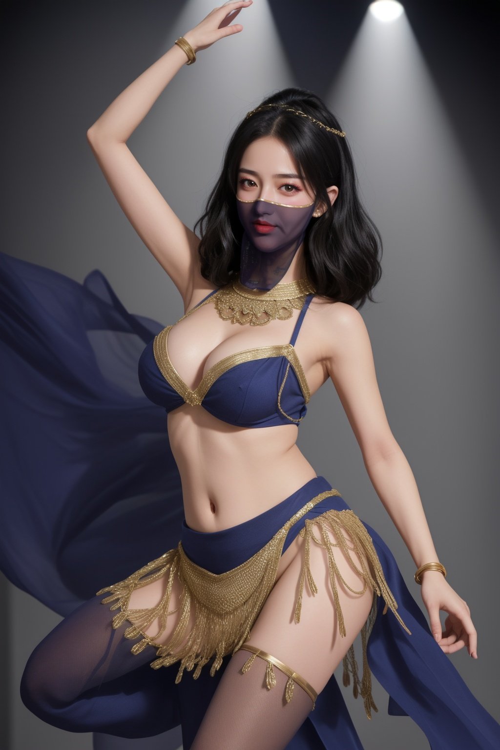 harem outfit,  dancer,  mouth veil by ゞ迣 鎅 忲 徦ゞ on Tensor.Art