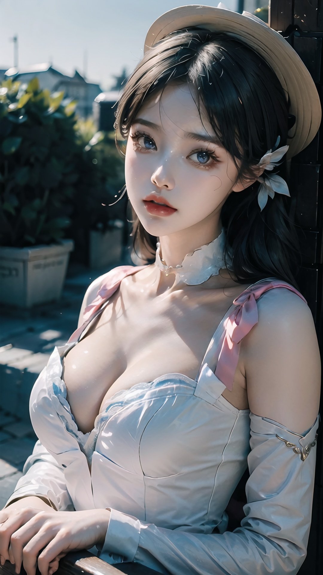 ,ulzzang-6500-v1.1,(raw photo:1.2),((photorealistic:1.4))best quality ,masterpiece, illustration, an extremely delicate and beautiful, extremely detailed ,CG ,unity ,8k wallpaper, finely detail, best quality,extremely detailed CG unity 8k wallpaper,absurdres, incredibly absurdres, huge filesize, ultra-detailed, highres, extremely detailed,beautiful detailed girl, extremely detailed eyes and face, beautiful detailed eyes,light on face,cinematic lighting,1girl,looking at viewer,outdoors,blue_eyes, shining light ,linghua, <lora:EMS-2873-EMS:1>, <lora:EMS-319-EMS:0.8>