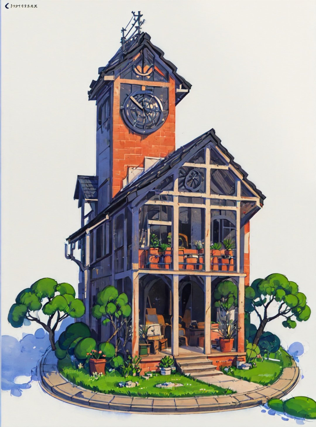 (best quality),  stairs,  flag by Brasileiro Tarado on Tensor.Art